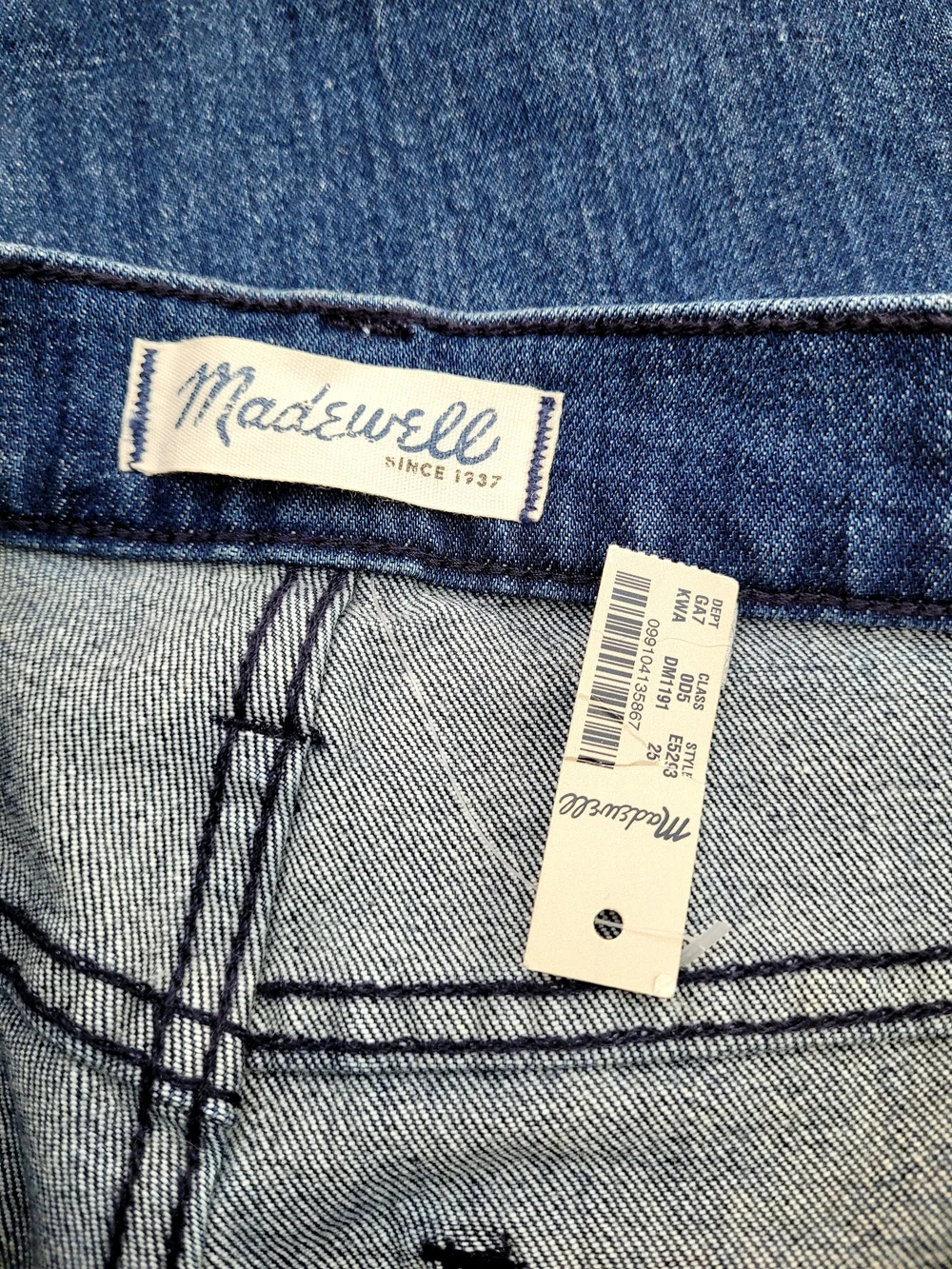 NWT MADEWELL FLEA MARKET FLARE JEANS Size 25 Denim New